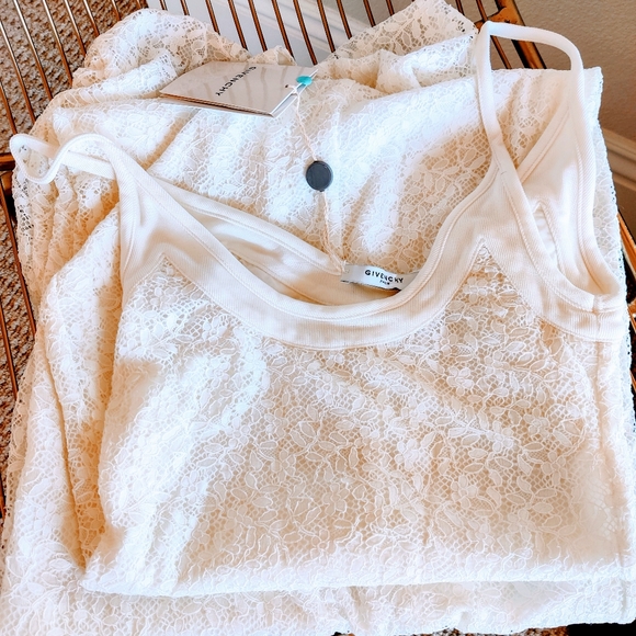 ❤️SOLD❤️Givenchy White Lace Cami gown - Picture 9 of 16